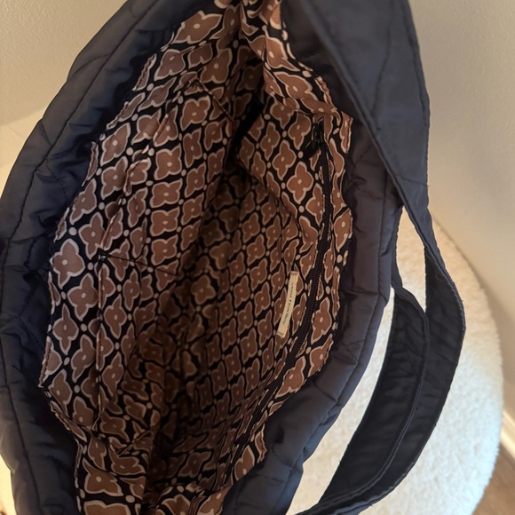 Vera Bradley Black Quilted Shoulder Bag - Picture 3 of 4